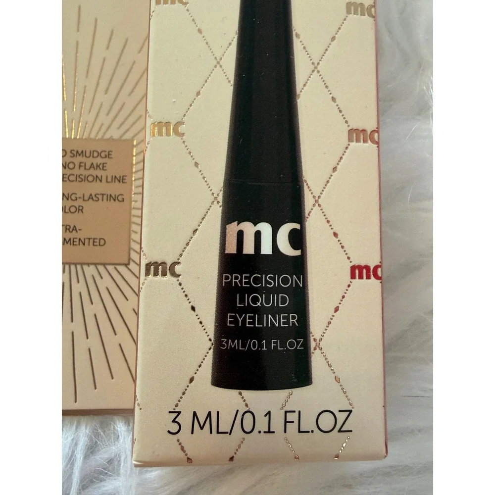 Marie Claire Paris Precision Liquid Eyeliner Jet Black Ultra Pigmented 3ml NEW
